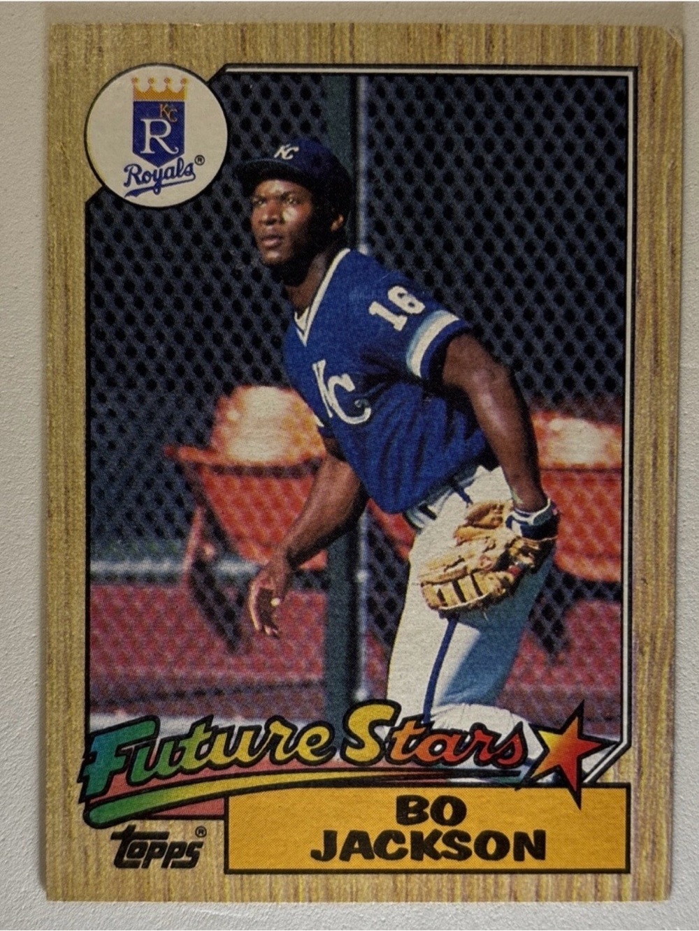 Bo Jackson (RC) 1987 Topps - FUTURE STARS #170 - Kansas City Royals Rookie Card